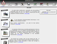 Tablet Screenshot of cambouis.com